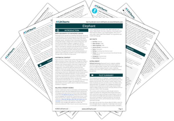 Elephant Summary & Analysis | LitCharts