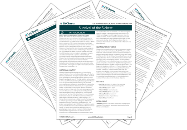 Survival Of The Sickest Introduction Summary And Analysis Litcharts 3232