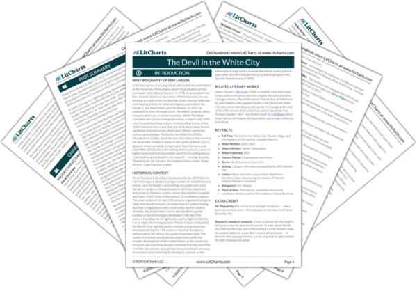 The Devil in the White City Study Guide | Literature Guide | LitCharts