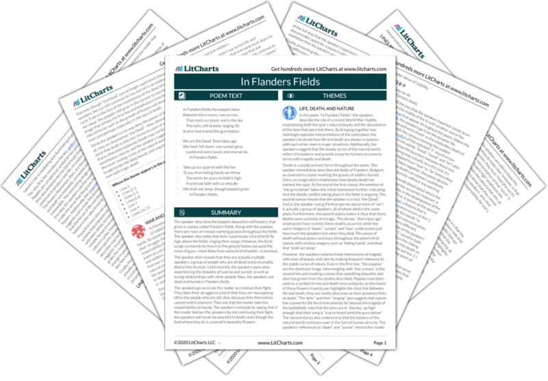 In Flanders Field Analysis 